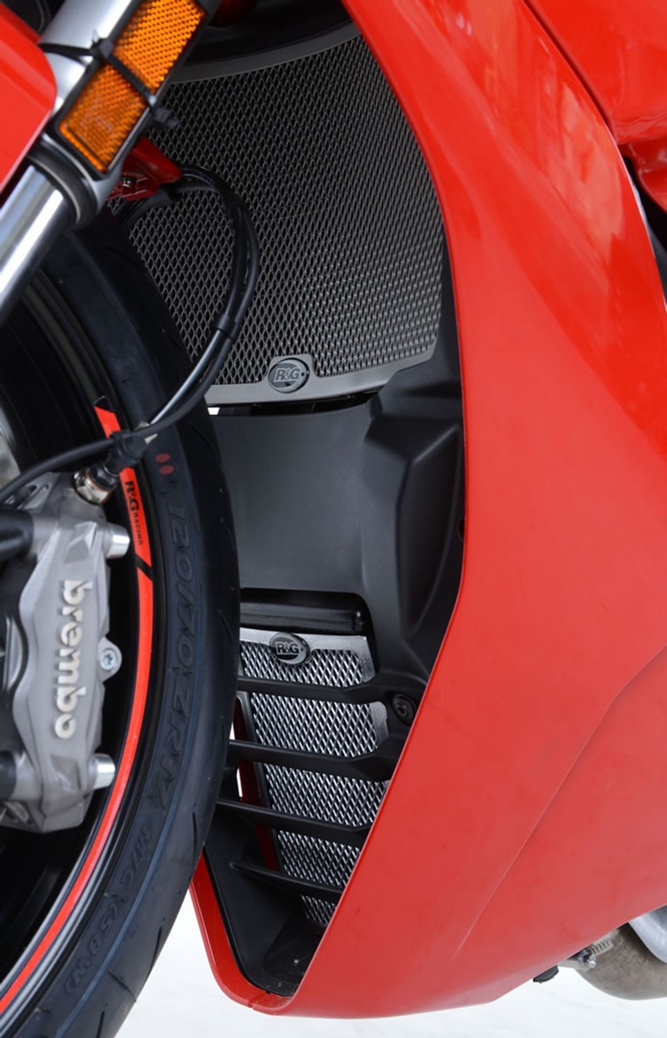 R&G Racing Radiator & Oil Cooler Guard Set for Ducati Supersport / S '17-'20, 950 Supersport / S '21-'22 R&G Racing Radiator & Oil Cooler Guard Set for Ducati Supersport / S '17-'20, 950 Supersport / S '21-'22